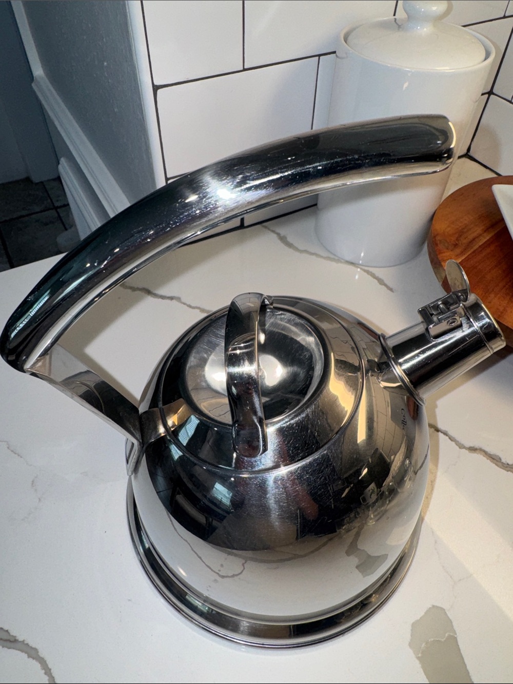 Stainless Steel Whistling Tea Kettle